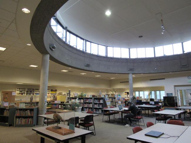 A large skylight over the study area of SMATE