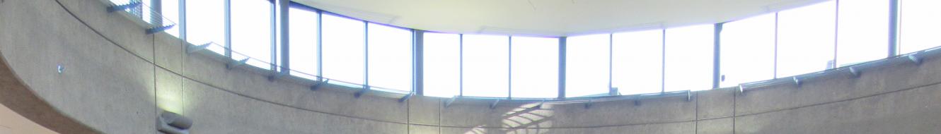 The windows in the Rotunda of the SMATE Building